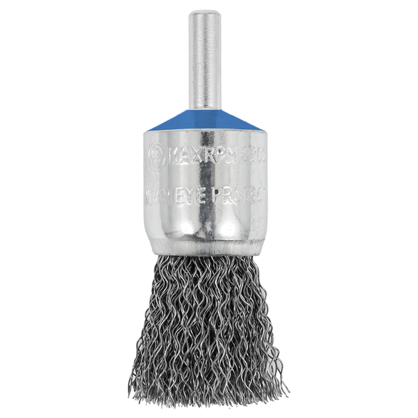 3/4 x 1/4" Shaft Mounted Crimped End Brush SST 553764 CTEC Supply