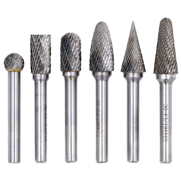 6 Pc Jet-Kut Carbide Bur Set - Premium 534202 CTEC Supply