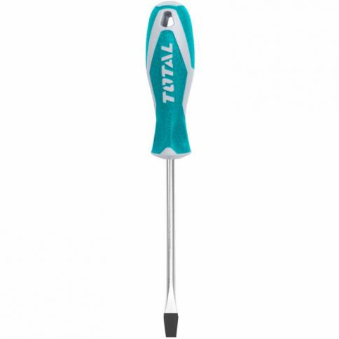 5/32"X4" Slotted Screwdriver - Cr-V, Round Shank