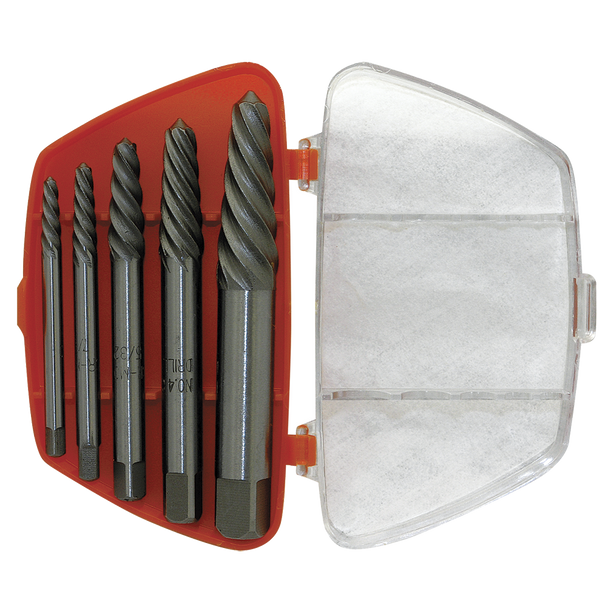 ITC Screw Extractor Set - Spiral Type - 5 PC