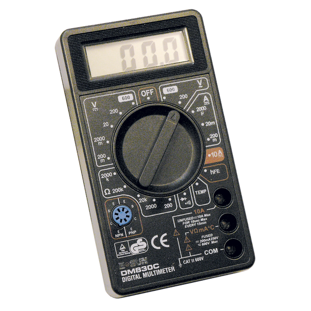 Multimeter - 3-1/2 Digit Digital Lcd