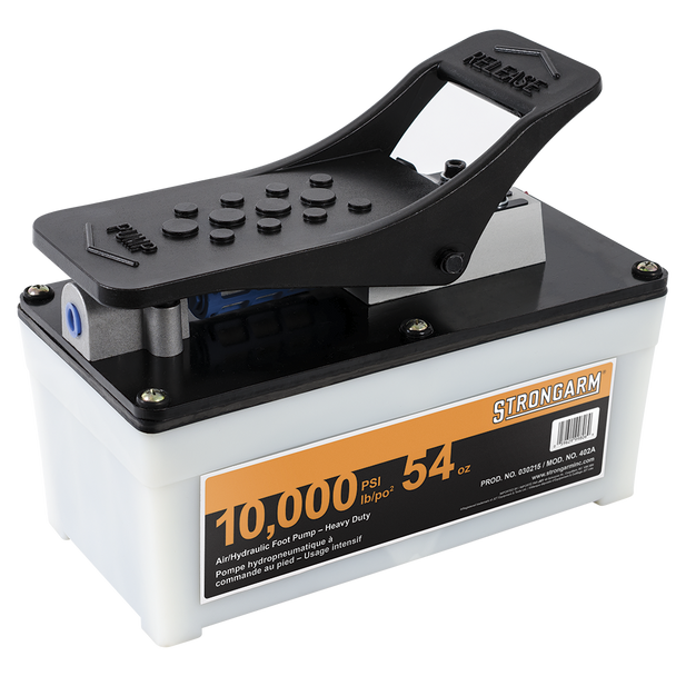 Foot Pump - Air Hydraulic - 10,000 Psi 54 Oz