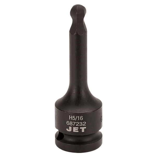 1/2" Dr Ball Nose Hex Impact Bit - SAE