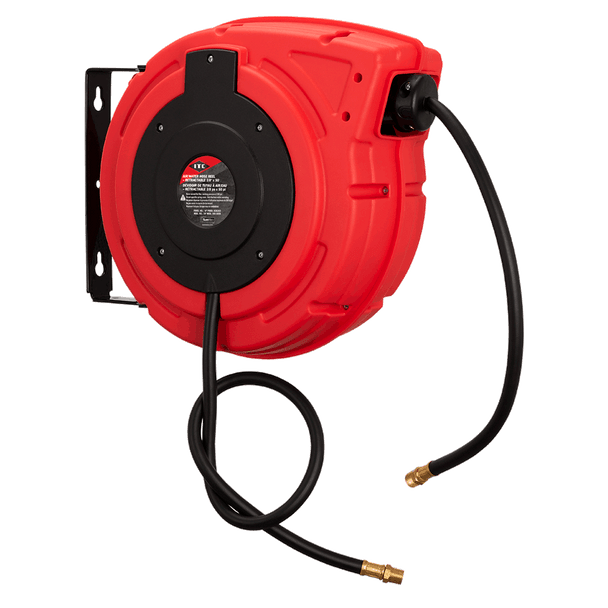 Air/Water Hose Reel - Retractable - 3/8" X 50'
