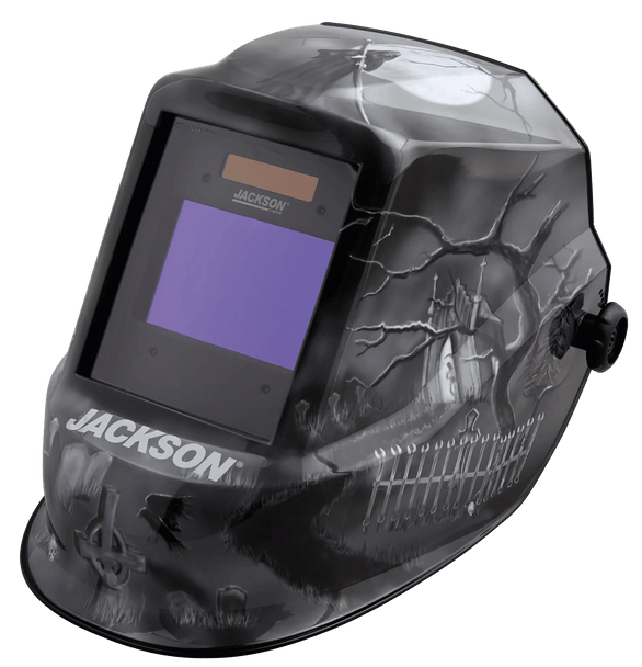Premium Graphic Welding Helmet -ADF Fixed Shade 10 - 6 Feet Under