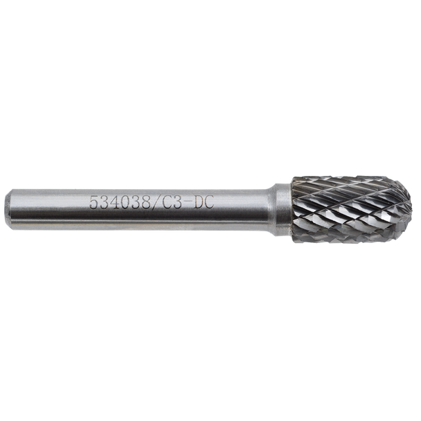 3/8" JET-KUT GP Round Nose Shape Carbide Bur