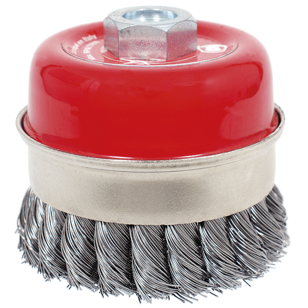 3-1/2 x 5/8-11NC Knot Banded Cup Brush - High Performance