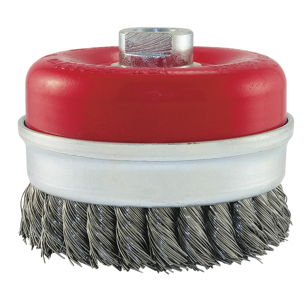 4 x 5/8-11 NC Knot Banded Cup Brush