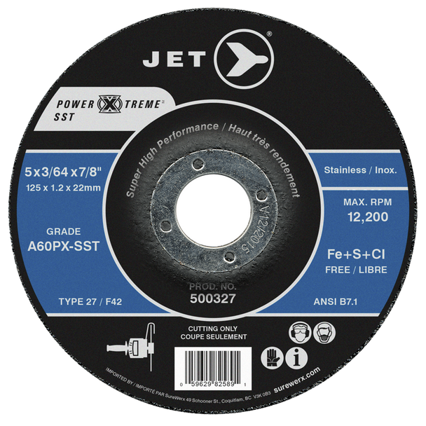 5 x 3/64 x 7/8 A60PX-SST POWER-XTREME SST T27 Cut-Off Wheel