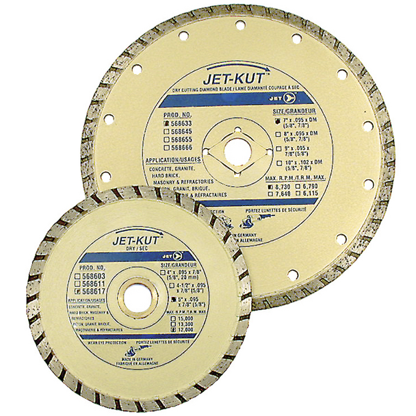 5 x .095 x 7/8 (5/8) JET-KUT Premium Turbo Diamond Blade