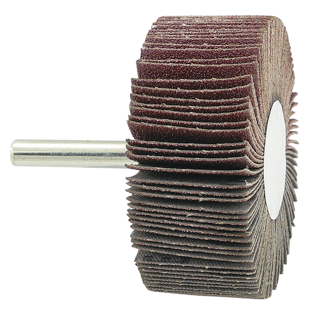 2-1/2 x 1 A80 1/4" Shaft Mounted Flapwheel 560273 CTEC Supply