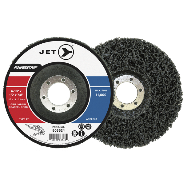 4-1/2 x 1/2 x 7/8 POWERSTRIP XCL T27 Surface Preparation Depressed Centre Wheel