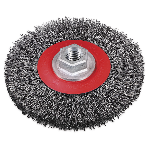 5 x 5/8-11NC Crimped Wire Brush - High Performance