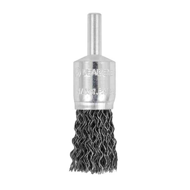 1/2 x 1/4" Shaft Mounted Crimped  End Brush