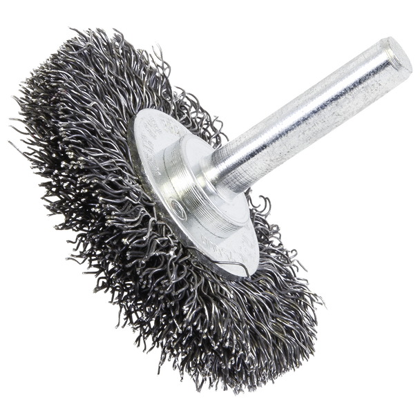 2 x 1/4" Shaft-Mounted Crimped Radial Brush
