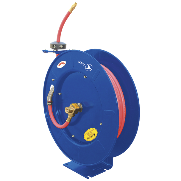 1/2" x 50' Retractable Air/Water Hose Reel - Heavy Duty