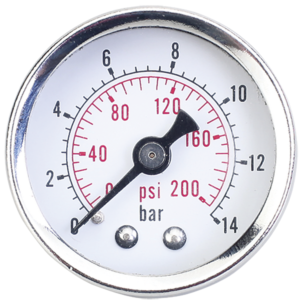 Pressure Gauge - 1/8" NPT Miniature, Intermediate, Standard