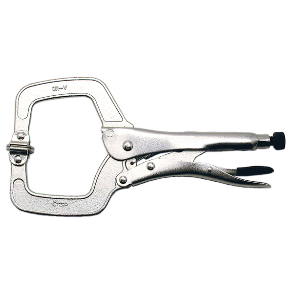 11" Locking C-Clamp with Swivel Pads