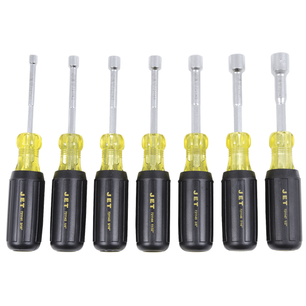 7 PC S.A.E. Cushion Grip Nutdriver Set