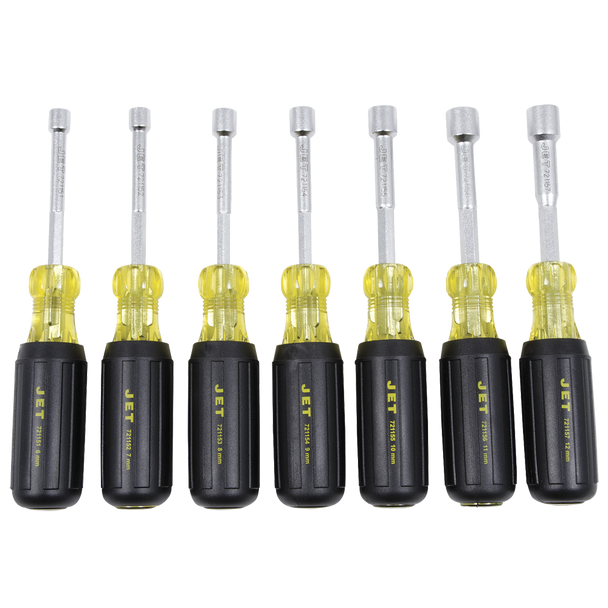 7 PC Metric Cushion Grip Nutdriver Set