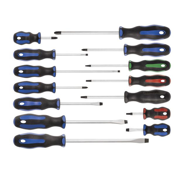 14 PC  Ergonomic Screwdriver Set