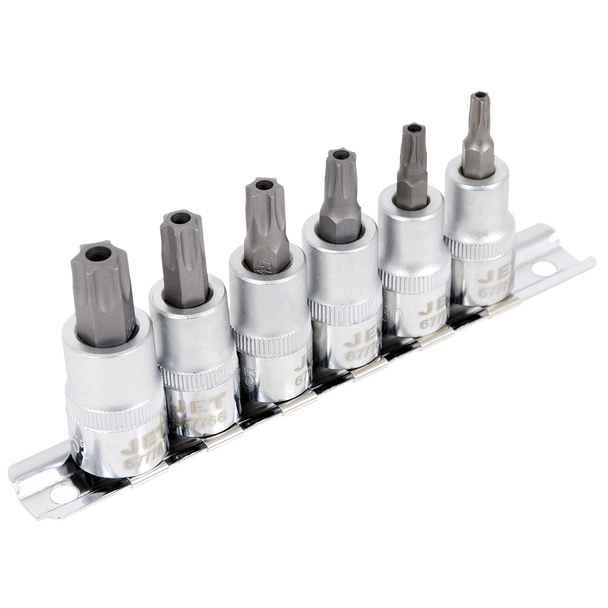 6 PC Tamperproof TORX Bit Socket Set