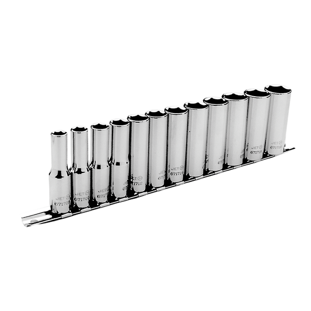 12 PC 3/8" DR Deep Metric Socket Set - 6 Point