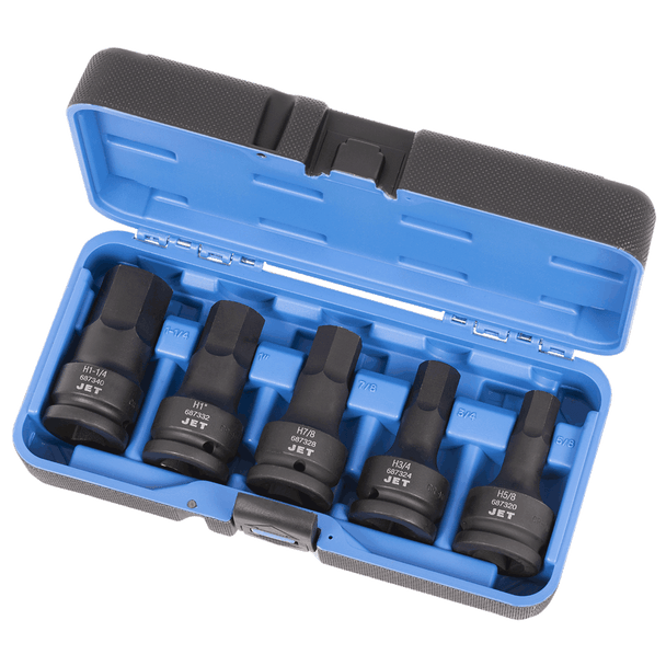 5 PC 3/4" DR S.A.E. Impact Hex Bit Socket Set