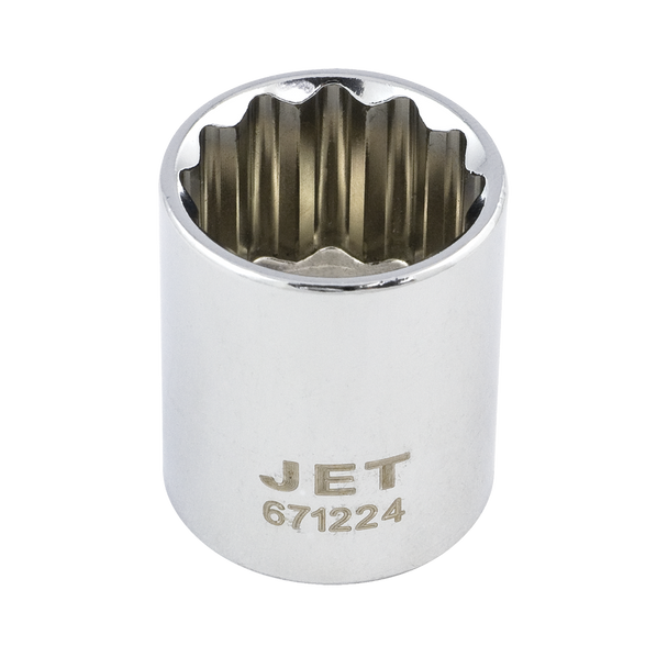 3/8" DR x 3/4" Regular Chrome Socket - 12 Point