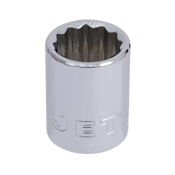 3/8" DR x 15mm Regular Chrome Socket - 12 Point