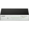 D-Link GO-SW-8GE 8-Port Gigabit Unmanaged Metal Desktop Switch