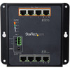 StarTech Industrial 8 Port Gigabit PoE Switch