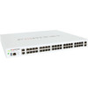 Fortinet FortiGate 140E Network Security/Firewall Appliance - 40 Port - 1000Base-X, 1000Base-T - Gigabit Ethernet - AES (256-bit), SHA-256 - 40 x RJ-45 - 2 Total Expansion Slots - 1U - Rack-mountable, - FG-140E-BDL-980-60