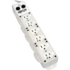 Tripp Lite Safe-IT Power Strip Medical Hospital Antimicrobial 120V 6 Outlet UL1363A 15ft Right Angle Cord