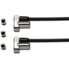 Kensington Universal 3-in-1 Keyed Cable Lock - Twin Lockheads - K63380WW