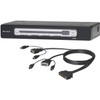 Belkin PRO3 4-Port KVM Switch PS/2 & USB In/Out Bundled with PS/2 Cables - F1DA104Z-B