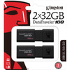 Kingston DataTraveler 100 G3 USB Flash Drive - DT100G3/32GB-2P