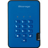 iStorage diskAshur2 2 TB Hard Drive - External - Ocean Blue - TAA Compliant - IS-DA2-256-2000-BE