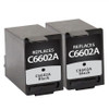 CIG HP C6602A 2-Pack Black Ink Cartridges