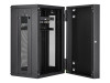 15U 19" Wall Mount Network Rack - 12" Deep 2 Post Open Frame Server Room Rack for Data/AV/IT/ Communication/Computer Equipment/Patch Panel w/Cage Nuts & Screws 200lb Capacity