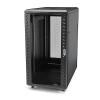 24U Server Rack Cabinet - 4-Post Adjustable Depth (2" to 30") Network Equipment Rack Enclosure w/Casters/Cable Management/Shelf /Locking Dell PowerEdge HP ProLiant ThinkServer