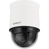 Wisenet Q network 2MP indoor PTZ, Full HD(1080p), Triple Codec with WiseStream II technology, 4.44 111mm (25x) lens, 120dB WDR, Day & Night (ICR), DIS with gyro sensor, Intelligent Analytics, Micro SD/SDHC/SDXC 1slot 256GB, Focus Save, white color