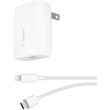 Belkin Boost Charge USB-C Wall Charger 18W + USB-C to Lightning Cable. - F7U096DQ04-WHT