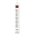 Eaton Tripp Lite Power Strip 5-Outlet German Schuko Outlet 220-250V Usb Charging - French - 5 X Type F (Schuko) - 9.84 Ft Cord - 16 A Current - 230 V Ac Voltage - Wall Mountable - White - PS5G3USB