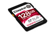 Kingston Canvas React 128 GB Class 10/UHS-I (U3) SDXC - 1 Pack - SDR/128GB