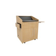Middle Atlantic L5 Flip Up Shelf, Veneer Latte Walnut Finish - L5-FS-V06
