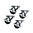 Middle Atlantic LOCKING Slim5 CASTERS W/H - 5WL