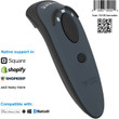 Socket DuraScan D760, 2D Barcode Scanner Passport Reader, Utility Gray - CX3435-1890