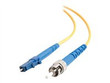 34823 LC-ST 9/125 OS1 single-mode simplex fibre patch cable, yellow
