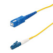 AddOn 2m Sc To Lc Yellow Os2 Simplex Ofnp (plenum-rated) Smf Fiber Patch Cable - ADD-SC-LC-2MS9SMFP